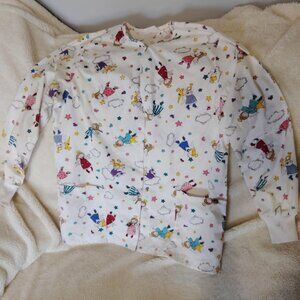 Tower Scrubs long sleeve white Size Medium